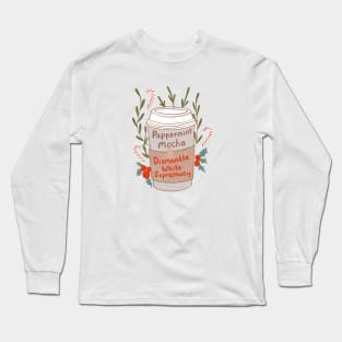 Peppermint Mocha & Dismantle White Supremacy Long Sleeve T-Shirt